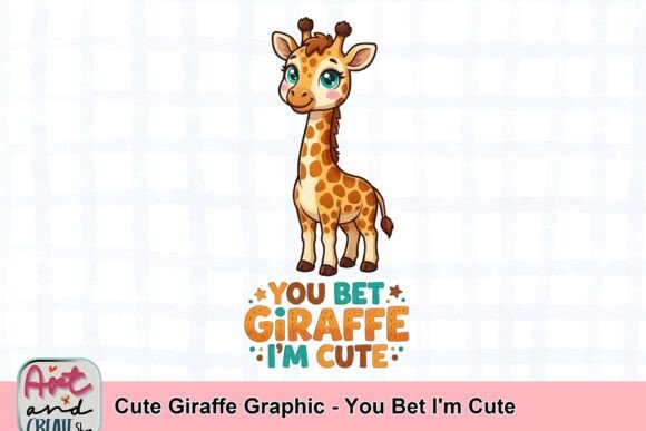 Add Whimsy with the Cute Giraffe Graphic Design