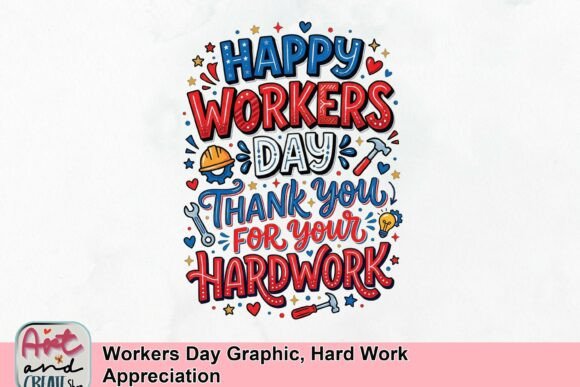 Celebrate Workers Day with a Vibrant Graphic of Appreciation