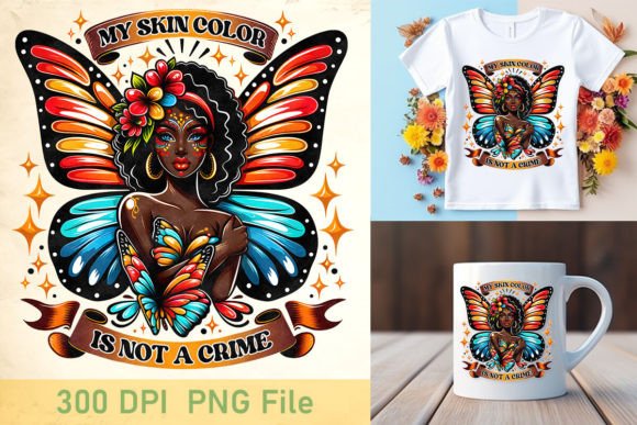 Celebrating Heritage: The Black History Angel Graphic
