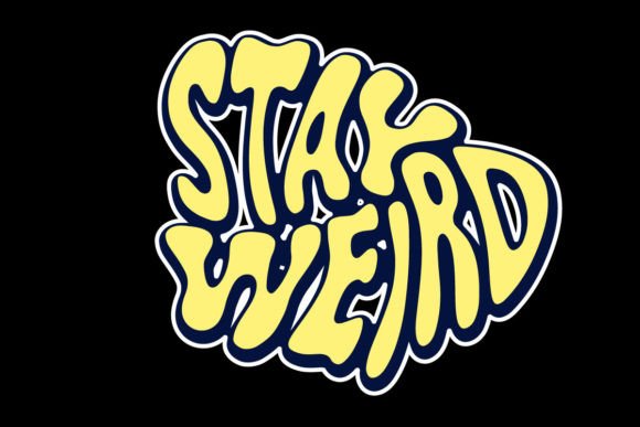 Embrace Your Edge with the Stay Weird Graphic Tee Design
