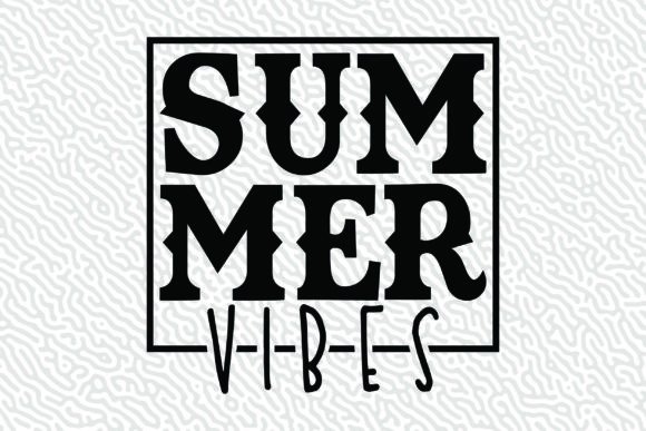 Hand Drawing Summer Vibes: A Creative SVG Graphic for Your Projects