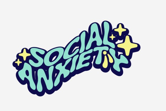 Social Anxiety Quotes Graphic Design: Bold Apparel