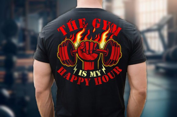 Unleash Your Brand: The Gym Fitness Graphic T-Shirt Design SVG